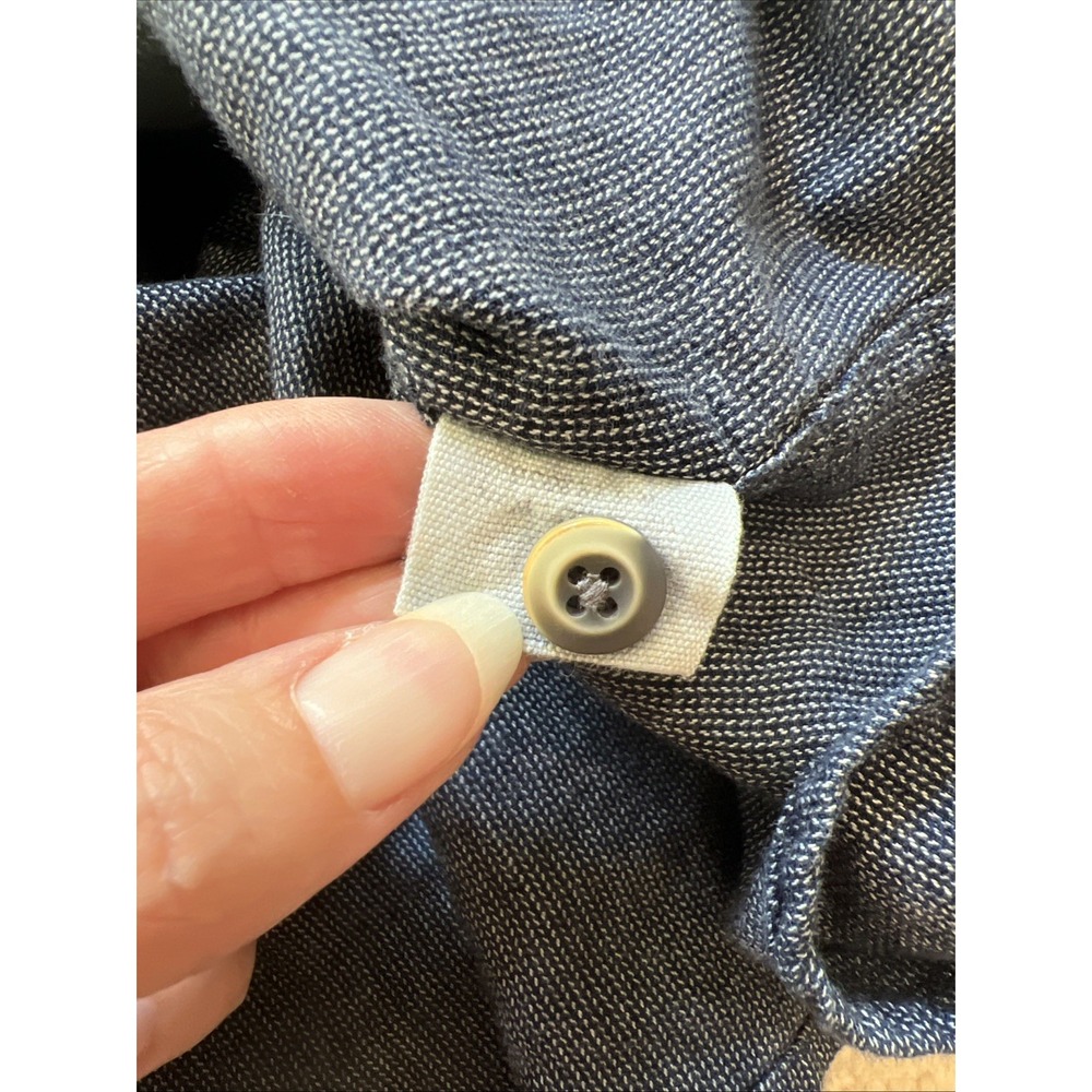 Dovetail Workwear Women's Givens Work Shirt Button Up Size XL Blue Utility - Picture 5 of 7